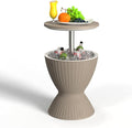 EasyUp Outdoor Cooler Bar Table – 8 Gallon Outdoor Patio Cooler Table by EASYUP
