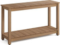 Stoog All-Weather Patio Console Table, 2-Tier Outdoor Table by Stoog