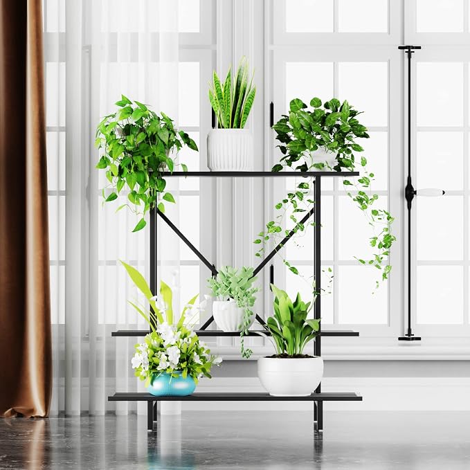 Zhongma 3 Tier Plant Stand Space-Saving Heavy Duty Plant Holder - Image 3