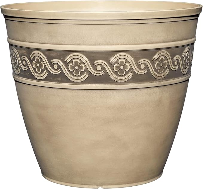 Classic Home and Garden Corinthian Resin Planter Pot by ClassicHomeandGarden