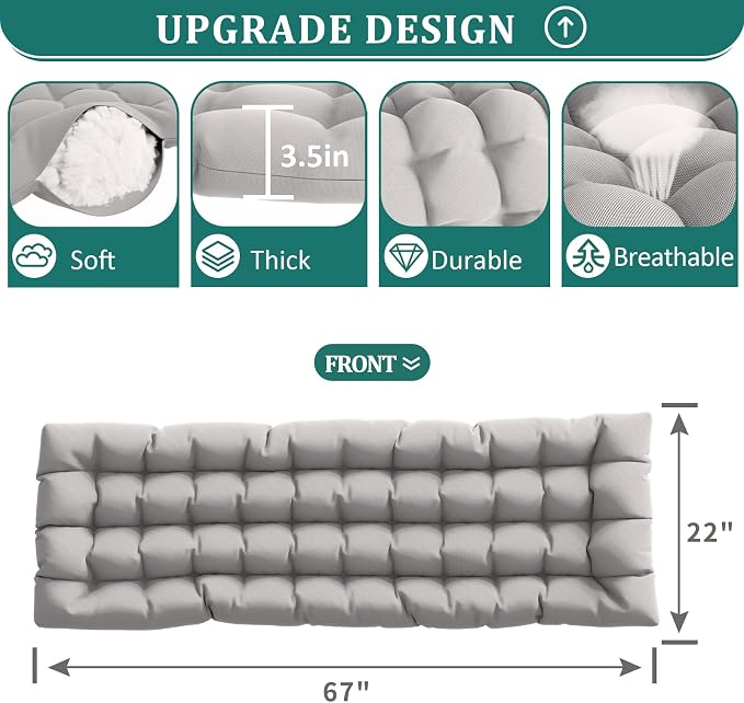 UDPATIO Oversized Zero Gravity Chair 29In XL Patio Reclining Chair - Image 5