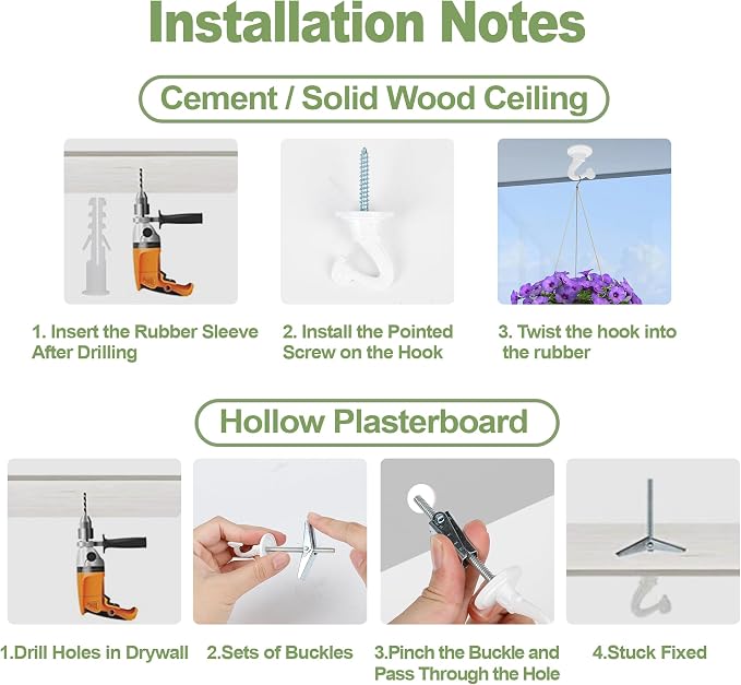Ceiling Swag Hook Sets - Image 5