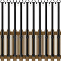 AILBTON 10 Pack 5Ft String Light Poles, Light Poles by AILBTON