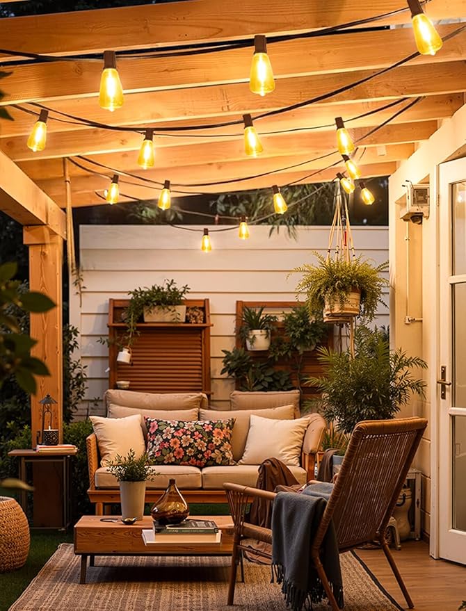 50FT Outdoor String Lights, Patio Lights - Image 4