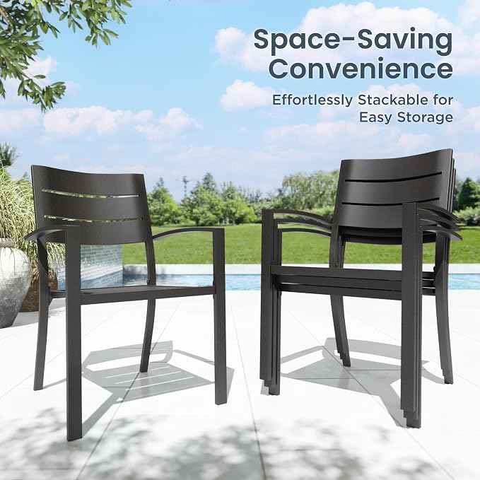 PHI VILLA 7 Pieces Outdoor Dining Set - Image 2