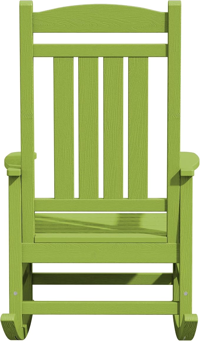 KINGYES HDPE Rocking Chairs Outdoor, Patio Rocking Chairs - Image 12