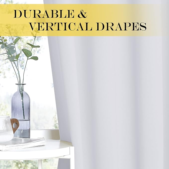NICETOWN Room Darkening Extra Long Curtain Drape - Image 5