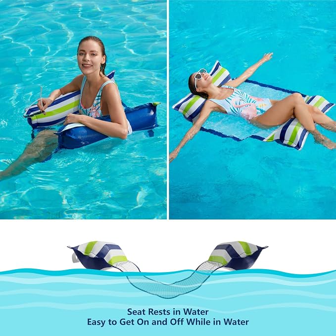 Jasonwell Inflatable Pool Hammock Float - Image 4