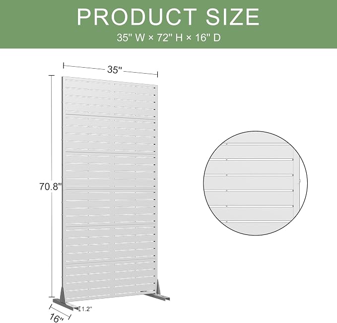Casaphoria Metal Privacy Screen Outdoor - Image 7