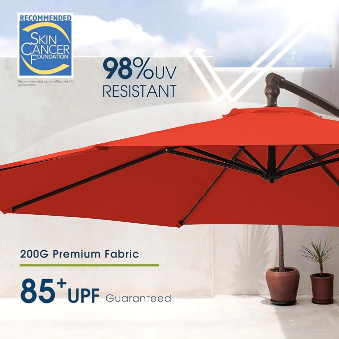 wikiwiki 10ft Patio Umbrella - Image 3