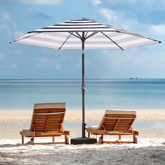JEAREY 7.5FT Patio Umbrella Outdoor Market Umbrella - Image 9