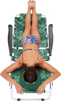 MOPHOTO Oversized Beach Lounge Chair, 5-Position Adjustable Tanning Chair by MOPHOTO