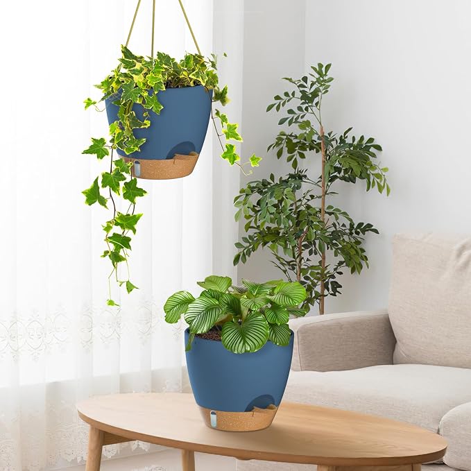 ZMTECH 10 Inch Hanging Planters - Image 6
