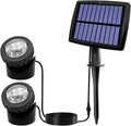 AVEKI Solar Pond Spotlights, 2 in 1 12 LED Solar Underwater Lights by AVEKI
