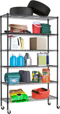 BestOffice | 6-Tier Wire Storage Shelves by BestOffice