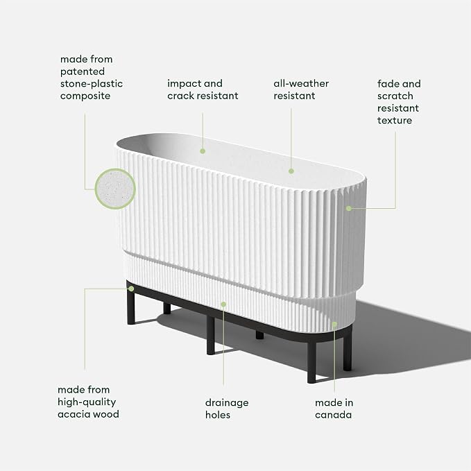 Veradek Demi Series Raised Long Planter - Image 3