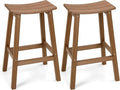 Weatherproof Bar Stools Set of 2, Saddle Seat, Bar Height Stools by LAHAAP