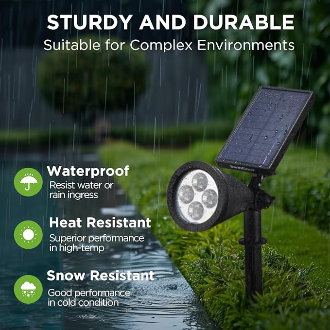 InnoGear Solar Lights Outdoor Waterproof Solar Garden Light - Image 5