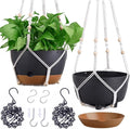 Set of 2-10 Inch Hanging Planters by Montresor