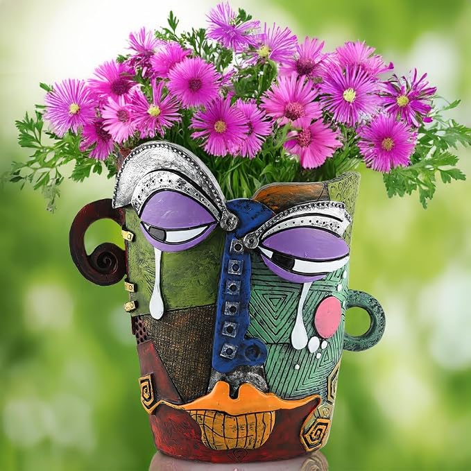 Picasso Brutalist Abstract Face Planter - Image 2