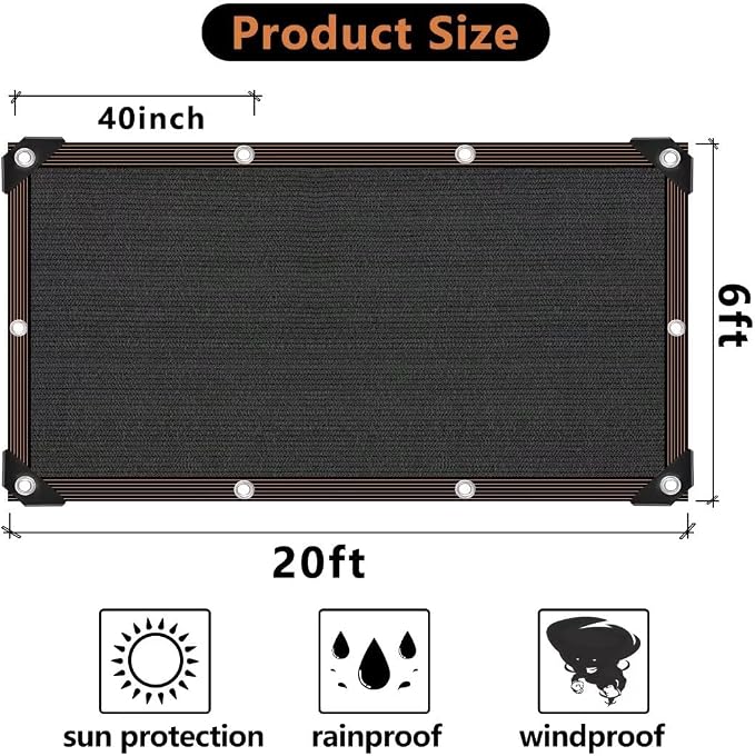 Shade Cloth - 70-90% Sunblock Net - Image 2