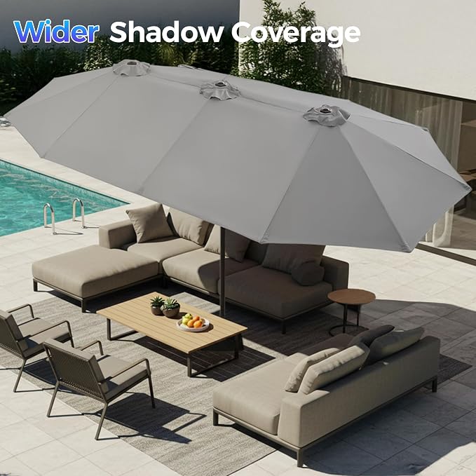 SUPERJARE 13FT Outdoor Umbrella - Image 3