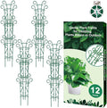 Plant Trellis for Potted Plants 12 Pack Stackable Indoor Outdoor Climbing by Qaobo