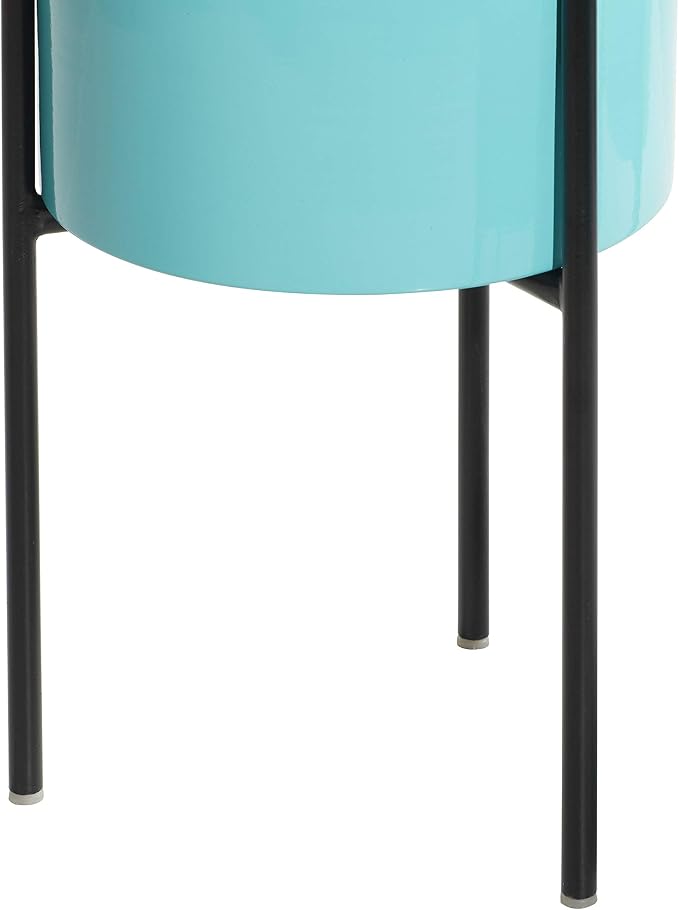 Deco 79 Metal Indoor Outdoor Planter Minimalistic Large Planter Pot - Image 7