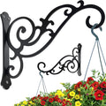 Hanging Planter Hooks 6-Inch 2 Pcs, Outdoor Hanging Brackets Wall Hook Heavy by HCDHAKN