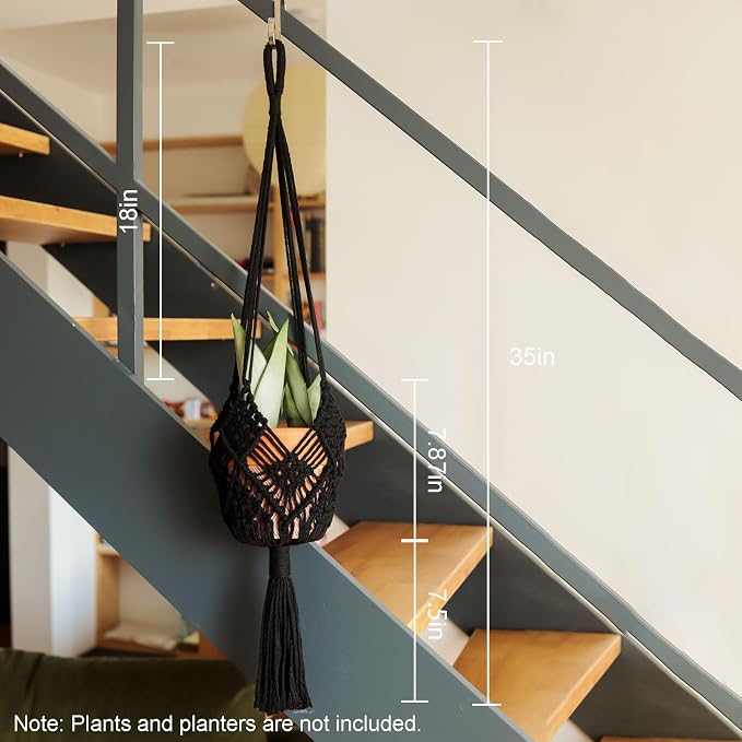 Hanging Planter with Patterns - Image 4