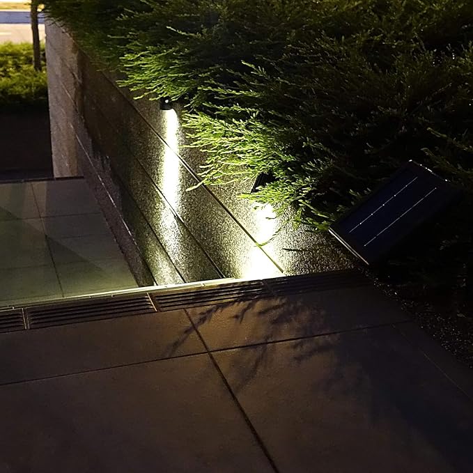 4-Spotlight Mini 50X Solar-Powered LED Spotlight, Outdoor Garden Yard Landscape - Image 9
