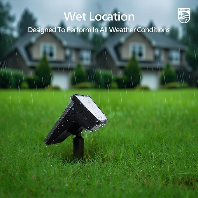 Philips 2 Packs Solar Spot Lights Outdoor Waterproof, 28 LED 3000K Solar - Image 7