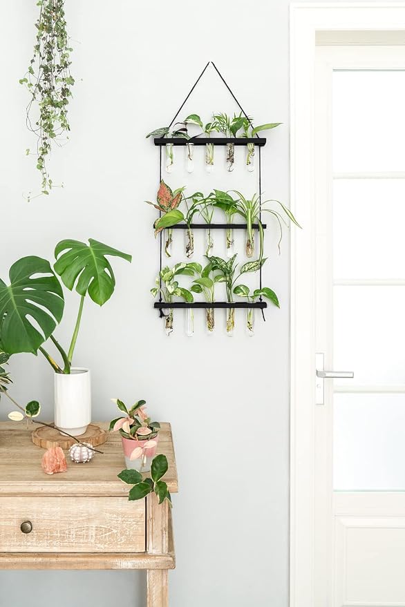 Mkono 3 Tiered Wall Hanging Plant Terrarium - Image 2