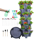 DUNCHATY Stackable Planter, Vertical Strawberry Planter by DUNCHATY