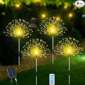 Solar Garden Lights Outdoor Waterproof, 4 Pack Total 480 LED Solar Firework by Slyuexu