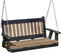 Mission Poly Lumber Wood 5FT Porch Swing Amish Craftsmandship Made in USA HDPE by Unknown