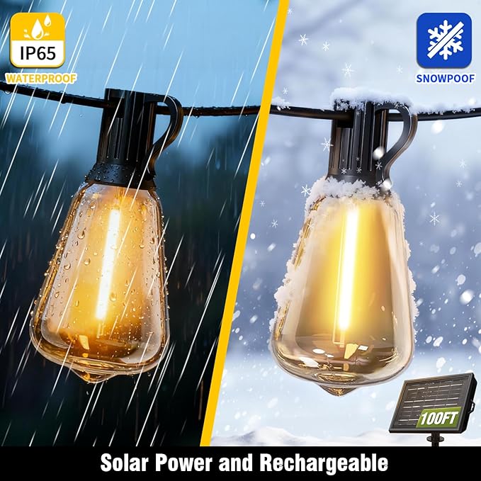 Solar String Lights Outdoor Waterproof - Image 2