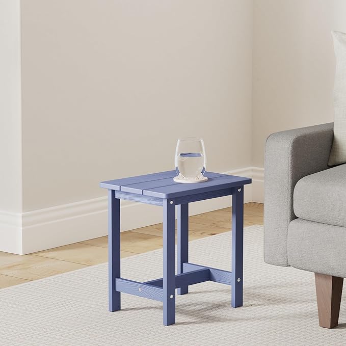LUE BONA Outdoor Side Table, HDPS Small Outdoor Table, Adirondack Side Table - Image 2