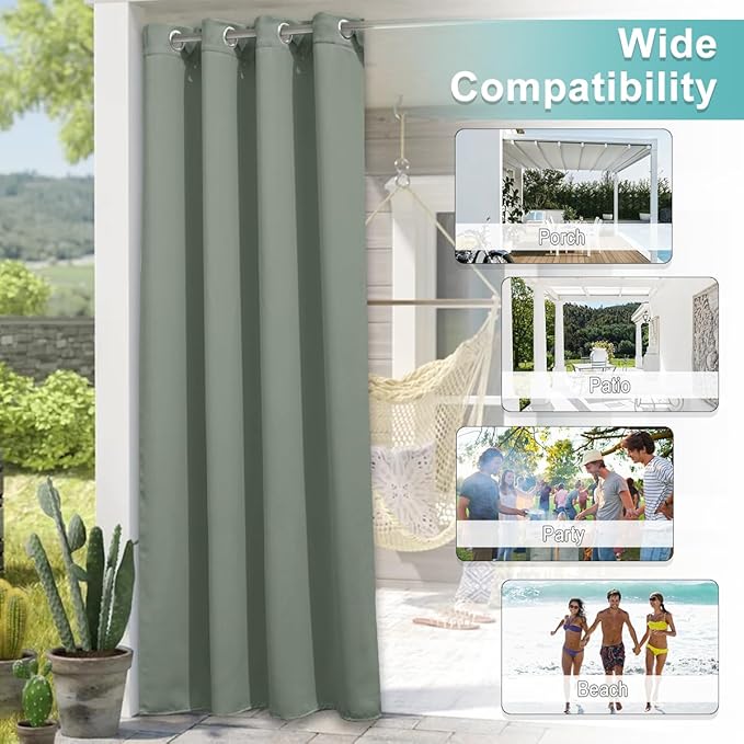 NICETOWN Blackout Indoor & Outdoor Curtain - Image 6