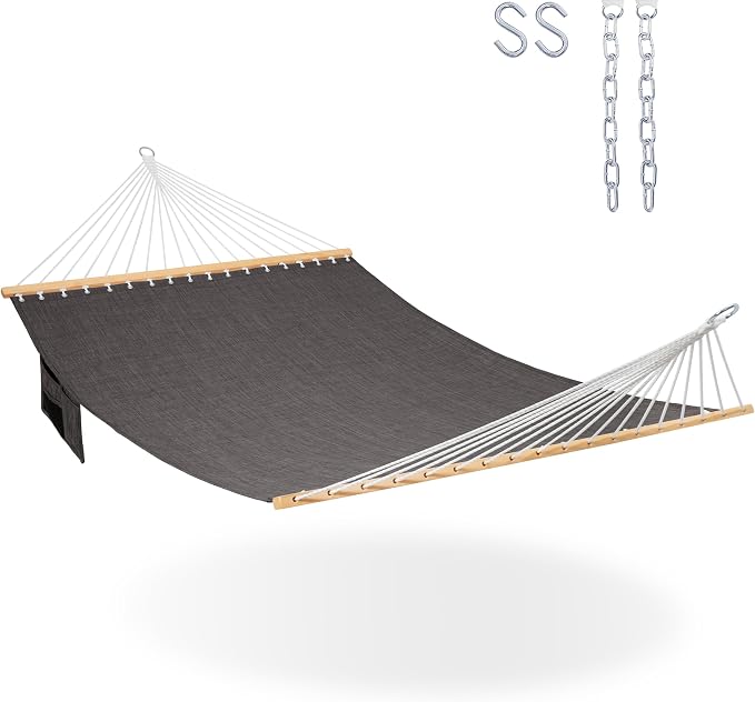 Lazy Daze Hammocks 11 FT Double Outside Hammock Quick Dry Olefin Fabric Hammock by LazyDazeHammocks