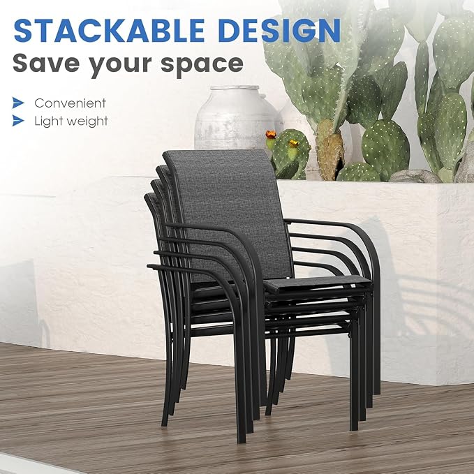 VICLLAX 5 Pieces Patio Dining Set - Image 6