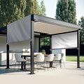 Universal Pergola Replacement Canopy Outdoor Canopy Shade Cover Waterproof by Wowangce