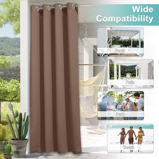 NICETOWN Bedroom Curtain 84 inches Long, Thermal Insulated Light Blocking - Image 5