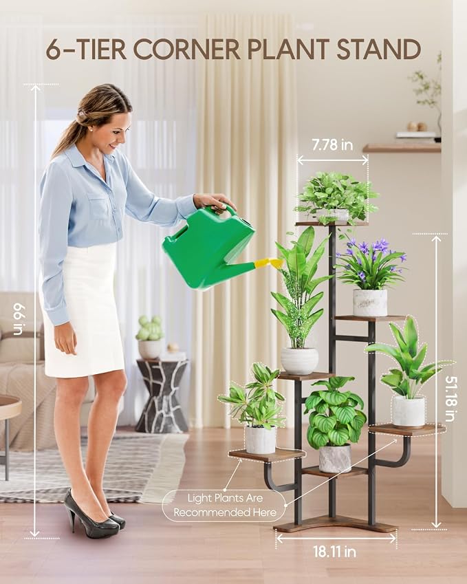 Corner Plant Stand Indoor - Image 5