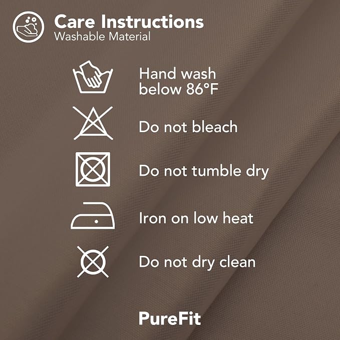 PureFit Outdoor Curtains for Patio Waterproof Weatherproof, UV Resistant - Image 7