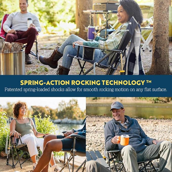 GCI Outdoor Kickback Rocker Outdoor Rocking Chair - Image 4
