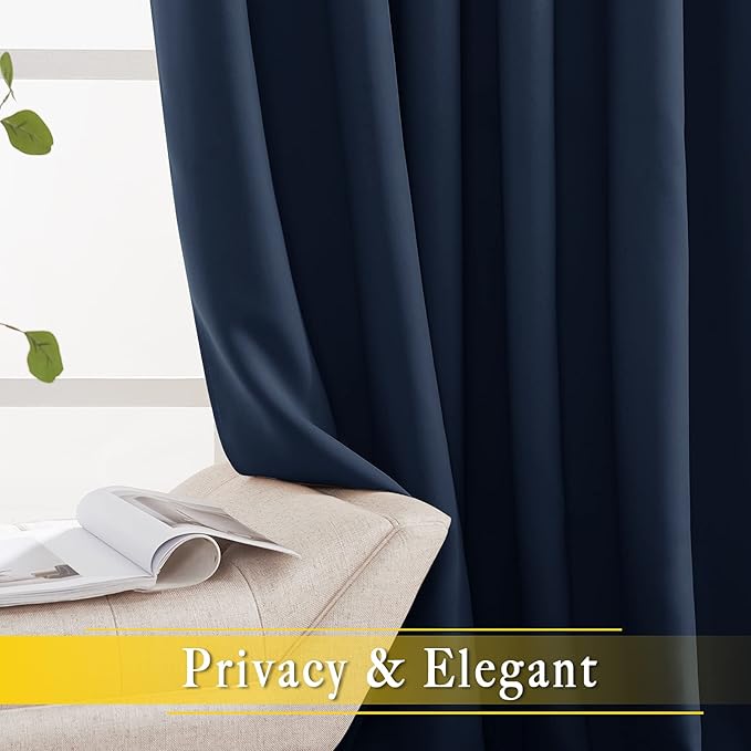NICETOWN Bedroom Window Treatment Blackout Curtain Panel - Image 4
