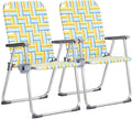 VINGLI Aluminum Patio Lawn Chairs Folding Set of 2 by VINGLI
