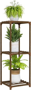 Bamworld Small Plant Stand Indoor 3 Tier Plant Shelf Outdoor Corner Plant Holder by Bamworld