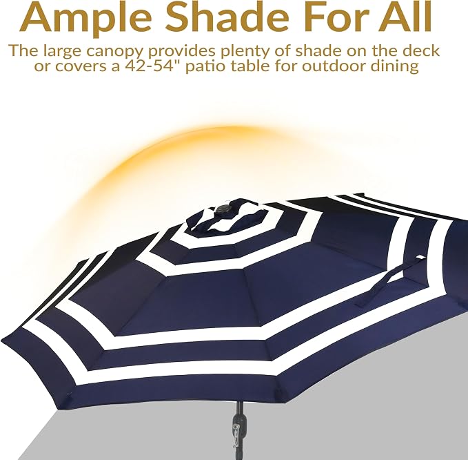 Sunnydaze Outdoor Patio Umbrella - Image 4